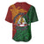 Papua New Guinea East Sepik Province Baseball Jersey Tribal Crocodile Birds of Paradise Melanesian Tattoo