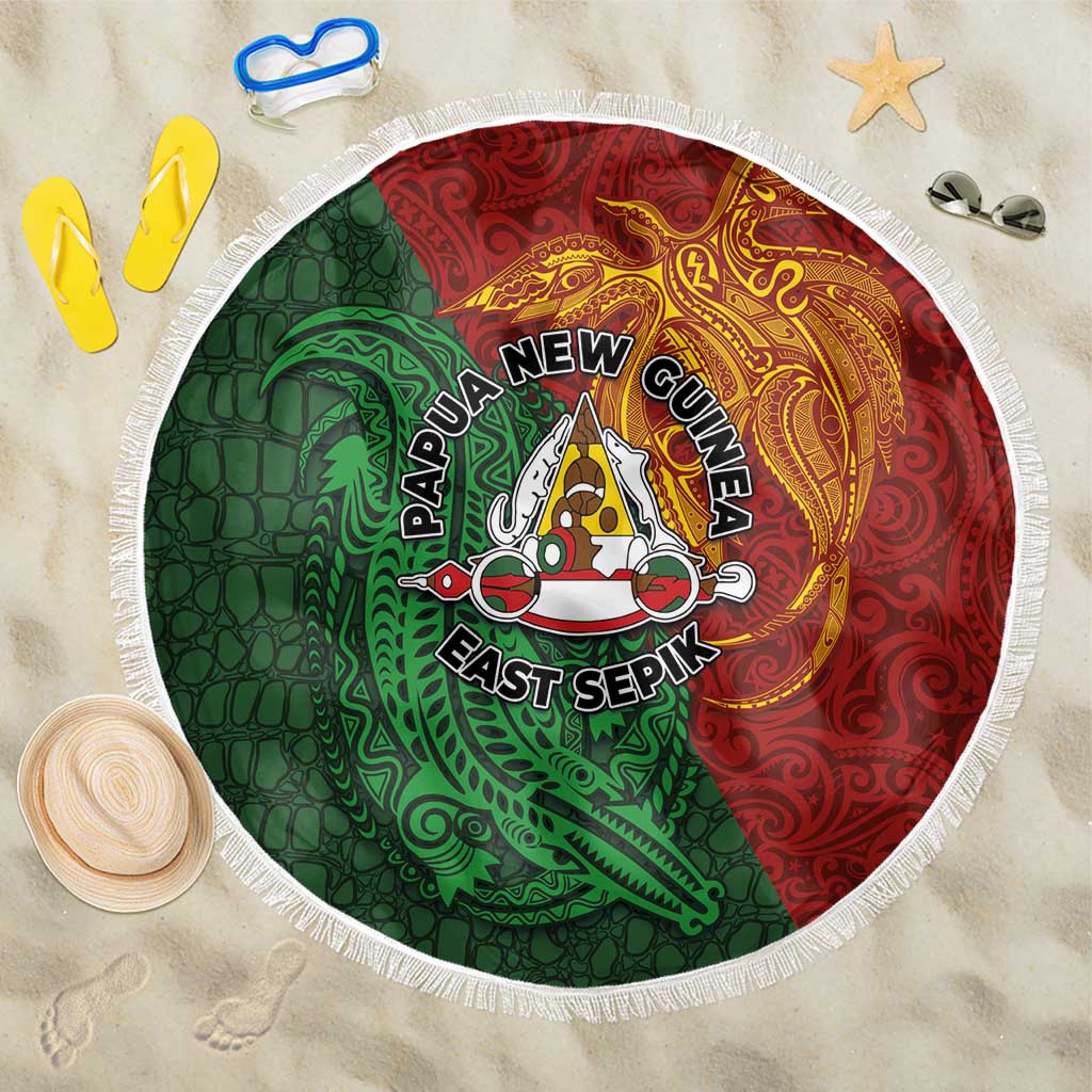 Papua New Guinea East Sepik Province Beach Blanket Tribal Crocodile Birds of Paradise Melanesian Tattoo