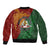 Papua New Guinea East Sepik Province Bomber Jacket Tribal Crocodile Birds of Paradise Melanesian Tattoo