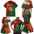 Papua New Guinea East Sepik Province Family Matching Mermaid Dress and Hawaiian Shirt Tribal Crocodile Birds of Paradise Melanesian Tattoo