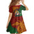Papua New Guinea East Sepik Province Family Matching Short Sleeve Bodycon Dress and Hawaiian Shirt Tribal Crocodile Birds of Paradise Melanesian Tattoo
