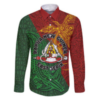 Papua New Guinea East Sepik Province Family Matching Tank Maxi Dress and Hawaiian Shirt Tribal Crocodile Birds of Paradise Melanesian Tattoo