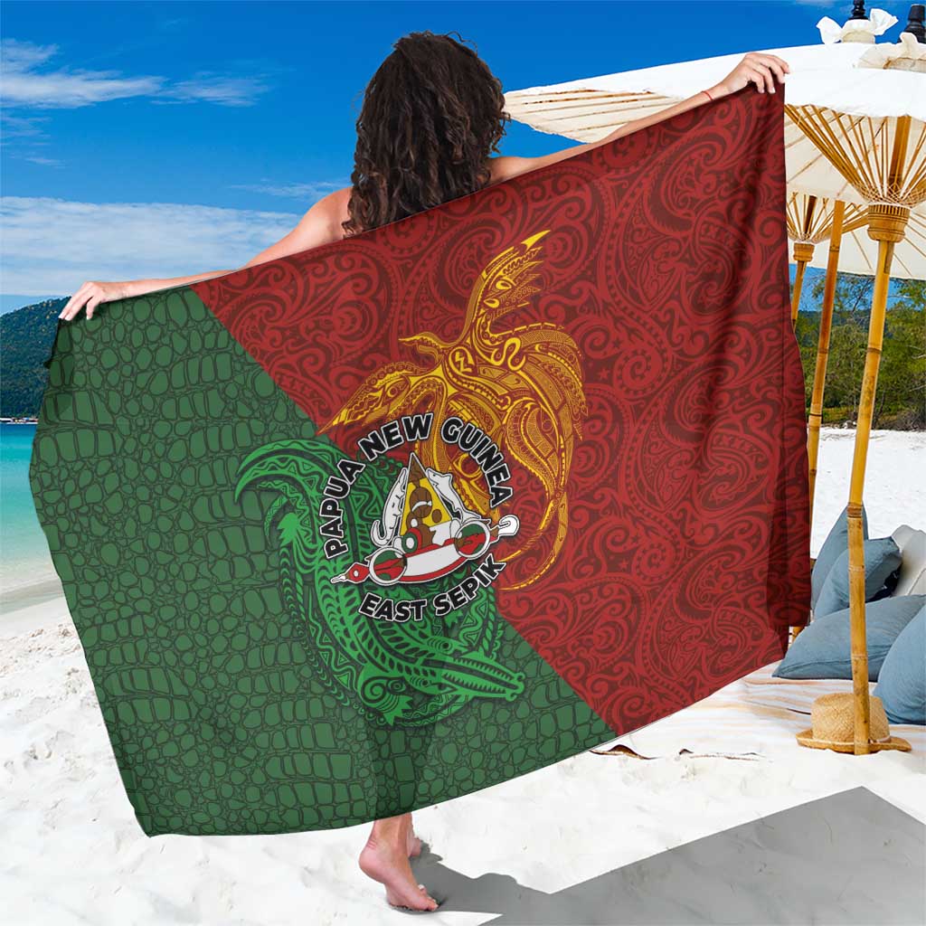 Papua New Guinea East Sepik Province Sarong Tribal Crocodile Birds of Paradise Melanesian Tattoo
