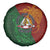 Papua New Guinea East Sepik Province Spare Tire Cover Tribal Crocodile Birds of Paradise Melanesian Tattoo