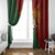 Papua New Guinea East Sepik Province Window Curtain Tribal Crocodile Birds of Paradise Melanesian Tattoo