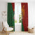 Papua New Guinea East Sepik Province Window Curtain Tribal Crocodile Birds of Paradise Melanesian Tattoo