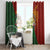Papua New Guinea East Sepik Province Window Curtain Tribal Crocodile Birds of Paradise Melanesian Tattoo