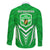 Kimbe Cutters Rugby Family Matching Short Sleeve Bodycon Dress and Hawaiian Shirt Papua New Guinea Polynesian Tattoo Green Version LT03 - Polynesian Pride