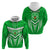 Kimbe Cutters Rugby Hoodie Papua New Guinea Polynesian Tattoo Green Version LT03 - Polynesian Pride