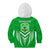 Kimbe Cutters Rugby Kid Hoodie Papua New Guinea Polynesian Tattoo Green Version LT03 - Polynesian Pride