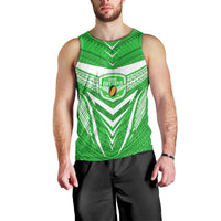 Custom Kimbe Cutters Rugby Men Tank Top Papua New Guinea Polynesian Tattoo Green Version LT03 - Polynesian Pride