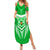 Custom Kimbe Cutters Rugby Summer Maxi Dress Papua New Guinea Polynesian Tattoo Green Version LT03 Women Green - Polynesian Pride