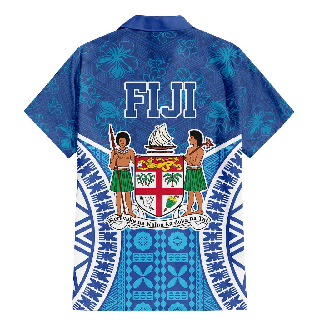 Fiji Day Family Matching Mermaid Dress and Hawaiian Shirt Fijian Masi Tribal Hibiscus Tattoo and Tapa Pattern LT03 - Polynesian Pride