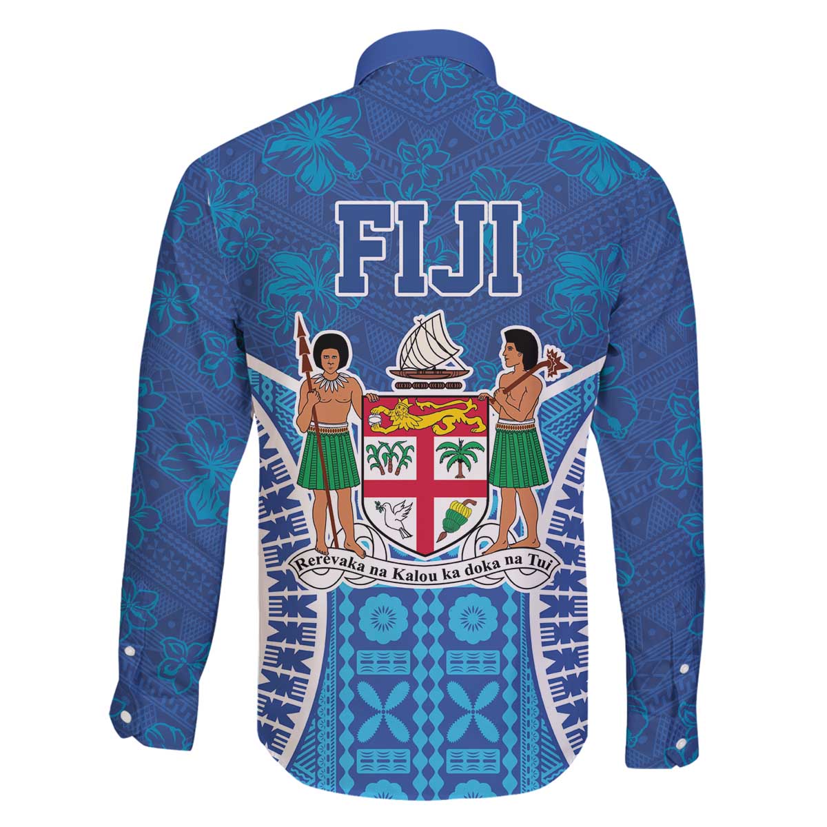 Fiji Day Family Matching Puletasi and Hawaiian Shirt Fijian Masi Tribal Hibiscus Tattoo and Tapa Pattern LT03 - Polynesian Pride