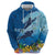 Polynesian Scuba Diving Hoodie Beauty Corals with Underwater and Polynesian Pattern