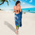 Polynesian Scuba Diving Sarong Beauty Corals with Underwater and Polynesian Pattern