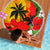 Hawaii Maui Island Beach Blanket Maui Map With Tropical Forest Sunset Vibe LT03 - Wonder Print Shop
