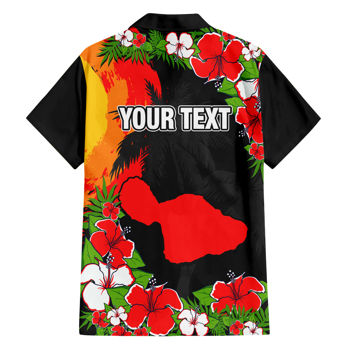 Custom Hawaii Maui Island Family Matching Puletasi Dress and Hawaiian Shirt Maui Map With Tropical Forest Sunset Vibe LT03 - Polynesian Pride