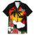 Hawaii Maui Island Hawaiian Shirt Maui Map With Tropical Forest Vintage Style LT03 Black - Polynesian Pride