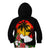 Hawaii Maui Island Kid Hoodie Maui Map With Tropical Forest Vintage Style LT03 - Polynesian Pride