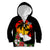 Hawaii Maui Island Kid Hoodie Maui Map With Tropical Forest Vintage Style LT03 - Polynesian Pride