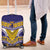 Rugby Niue Luggage Cover Hiapo Tribal Heritage Tattoos Blue Color - Polynesian Pride