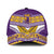 Niue Rugby Classic Cap Hiapo Tribal Heritage Tattoos Purple Color - Polynesian Pride