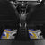 Custom Rugby Niue and Aotearoa Car Mats Hiapo with Maori Moko Tribal Heritage Tattoos - Polynesian Pride