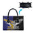 Rugby Niue and Aotearoa Leather Bag Hiapo with Maori Moko Tribal Heritage Tattoos - Polynesian Pride