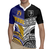 Custom Rugby Niue and Aotearoa Rugby Jersey Hiapo with Maori Moko Tribal Heritage Tattoos - Polynesian Pride
