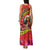 Hawaii Christmas Family Matching Tank Maxi Dress and Hawaiian Shirt Hula Girl Hibiscus With Hawaiian Style Tribal Fabric Patchwork LT03 - Polynesian Pride