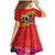Personalised Hawaii Christmas Family Matching Mermaid Dress and Hawaiian Shirt Hula Girl Hibiscus With Hawaiian Style Tribal Fabric Patchwork LT03 - Polynesian Pride
