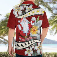 Tahiti Christmas Hawaiian Shirt Tiare Flowers and Pomarea Nigra with Polynesian Pattern LT03 - Polynesian Pride