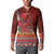 Hawaii KaʻUla Wena ʻIʻiwi Button Sweatshirt With Tropical Plants and 'Ohi'a lehua Kakau Art Tattoo