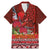 Hawaii KaʻUla Wena ʻIʻiwi Family Matching Mermaid Dress and Hawaiian Shirt With Tropical Plants and 'Ohi'a lehua Kakau Art Tattoo