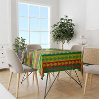 Hawaiian Tropical Plants Lei Tablecloth Kanaka Maoli Tribal with Palaka Motifs LT03 - Polynesian Pride