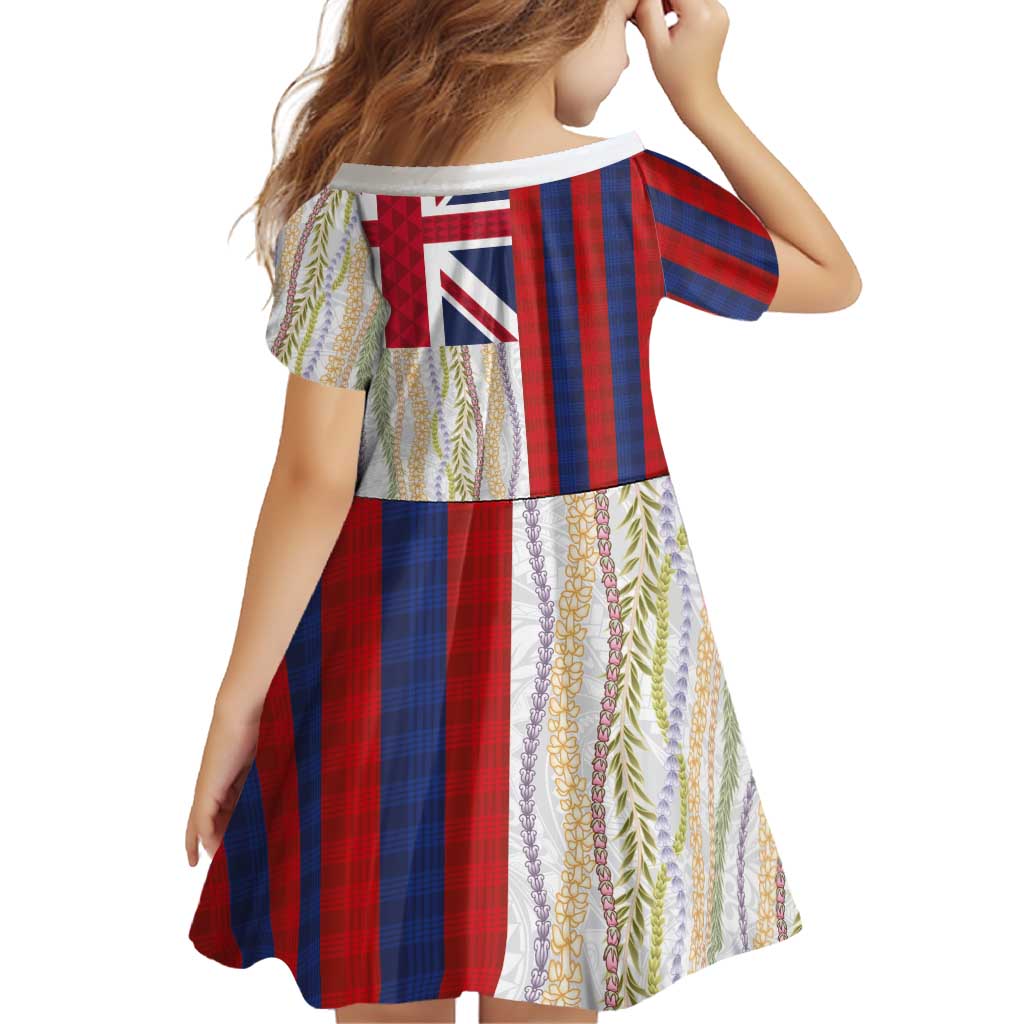 Hawaiian Tropical Plants Lei Family Matching Summer Maxi Dress and Hawaiian Shirt National Flag Style LT03 - Polynesian Pride