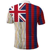 Hawaiian Tropical Plants Lei Polo Shirt National Flag Style - Polynesian Pride