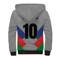 Custom New Caledonia-The Kagus Sherpa Hoodie