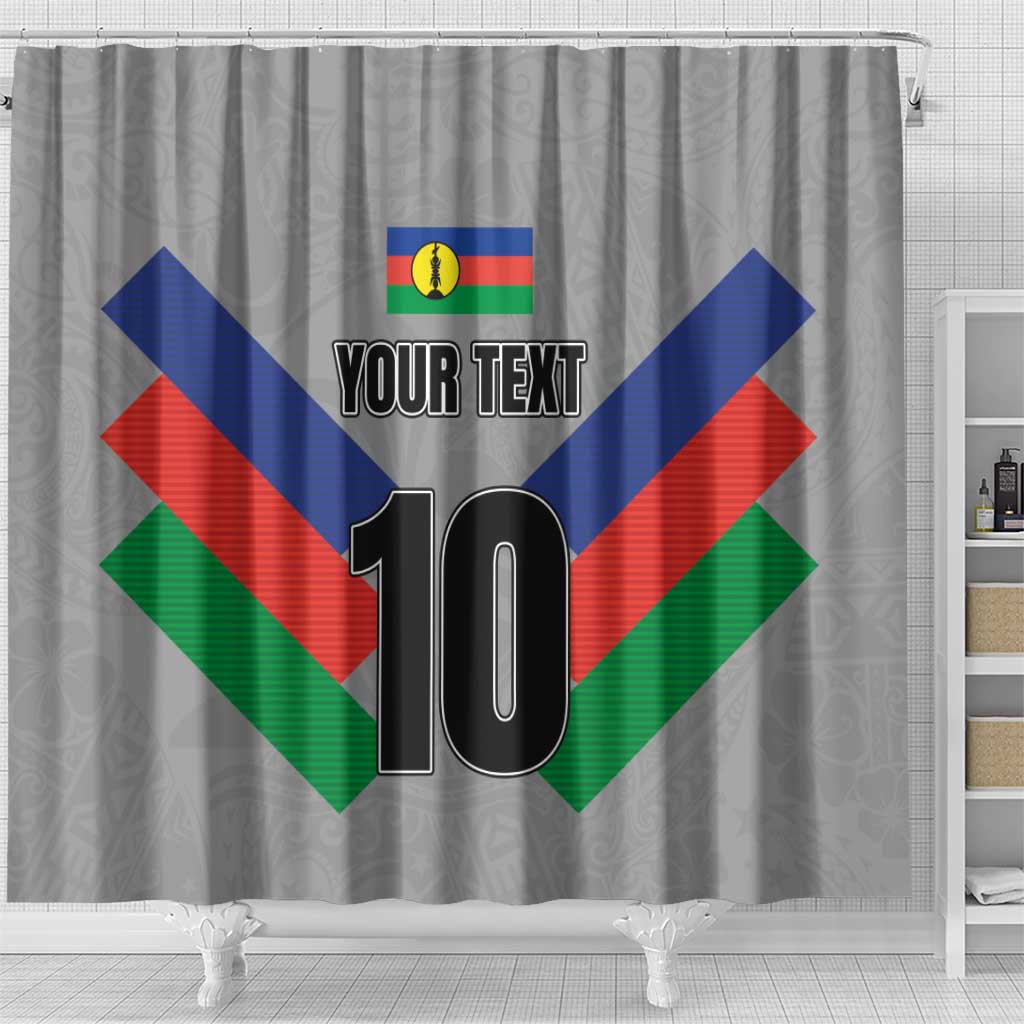 Custom New Caledonia-The Kagus Shower Curtain