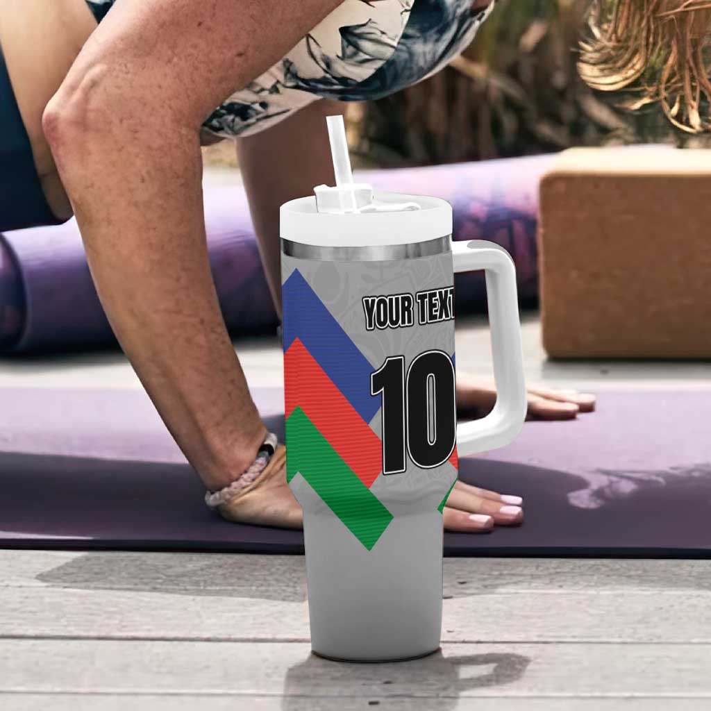 Custom New Caledonia-The Kagus Tumbler With Handle