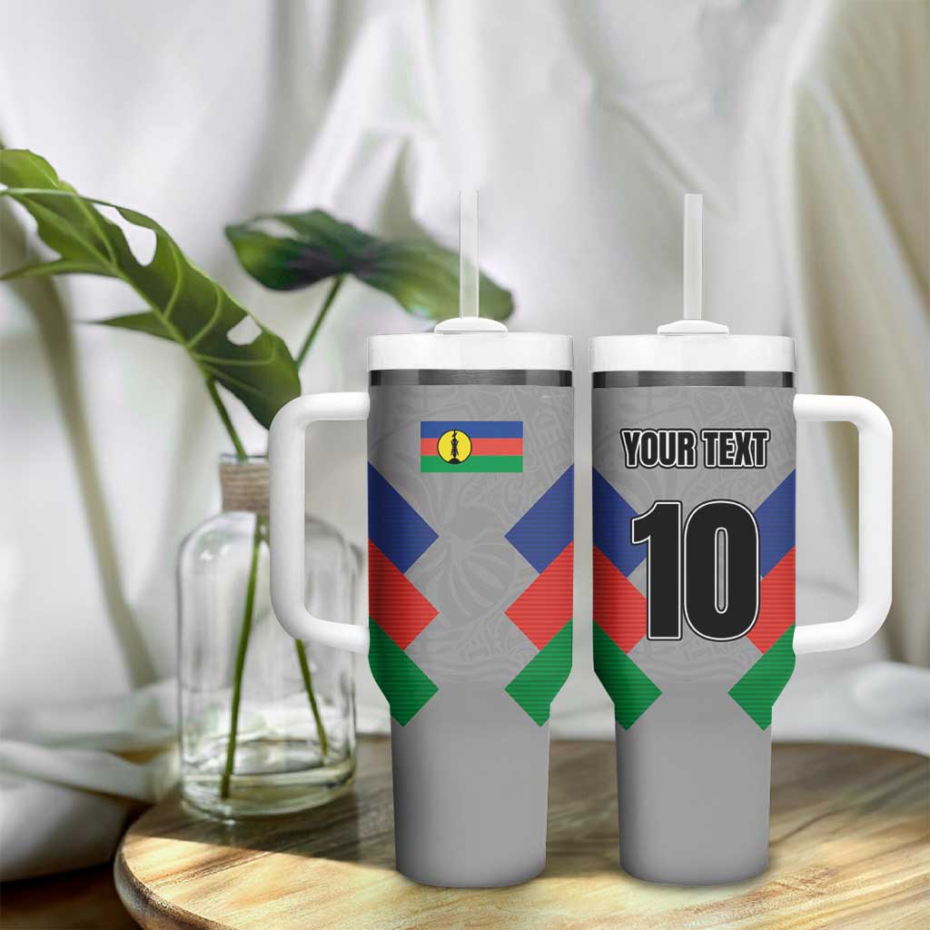 Custom New Caledonia-The Kagus Tumbler With Handle