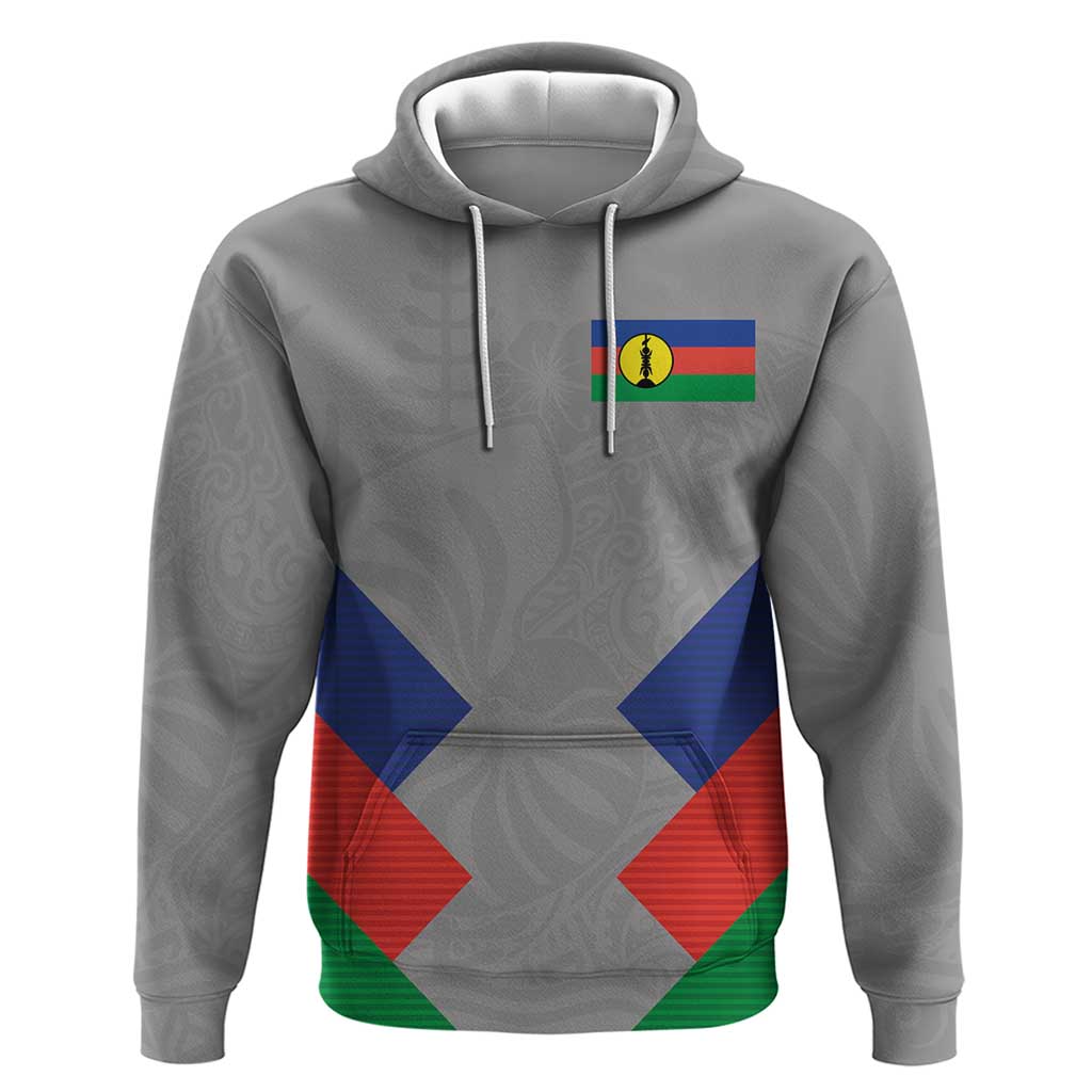 Custom New Caledonia-The Kagus Zip Hoodie