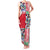Hawaiian Floral Kakau Tropical Leaves-Sporty Style Family Matching Tank Maxi Dress and Hawaiian Shirt