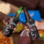 Aotearoa Toitu Te Tiriti Taniko 4 in 1 Can Cooler Tumbler Maori Taniwha Haka - Honour the Treaty