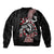 Aotearoa Toitu Te Tiriti Taniko Sleeve Zip Bomber Jacket Maori Taniwha Haka - Honour the Treaty