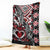 Aotearoa Maori Moko Art with Taniko Half Style Blanket