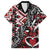 Aotearoa Maori Moko Art with Taniko Half Style Hawaiian Shirt