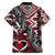 Aotearoa Maori Moko Art with Taniko Half Style Hawaiian Shirt