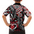 Aotearoa Maori Moko Art with Taniko Half Style Hawaiian Shirt